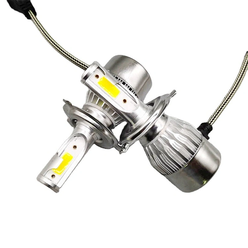 C6 accessories led  headlight H11 9005 COB Car H4 Led Headlight led bulb car h4 led assembling kit
