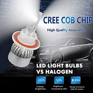 Auto+lighting+system faros C6 led car led headlight 8000lm h3 h4 h7 h11 led car led headlight