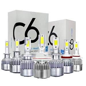 Super Bright All in one C6 h4 led headlight  bulb  H4 H13 9004 9007 9005 9006 9012 880 5202