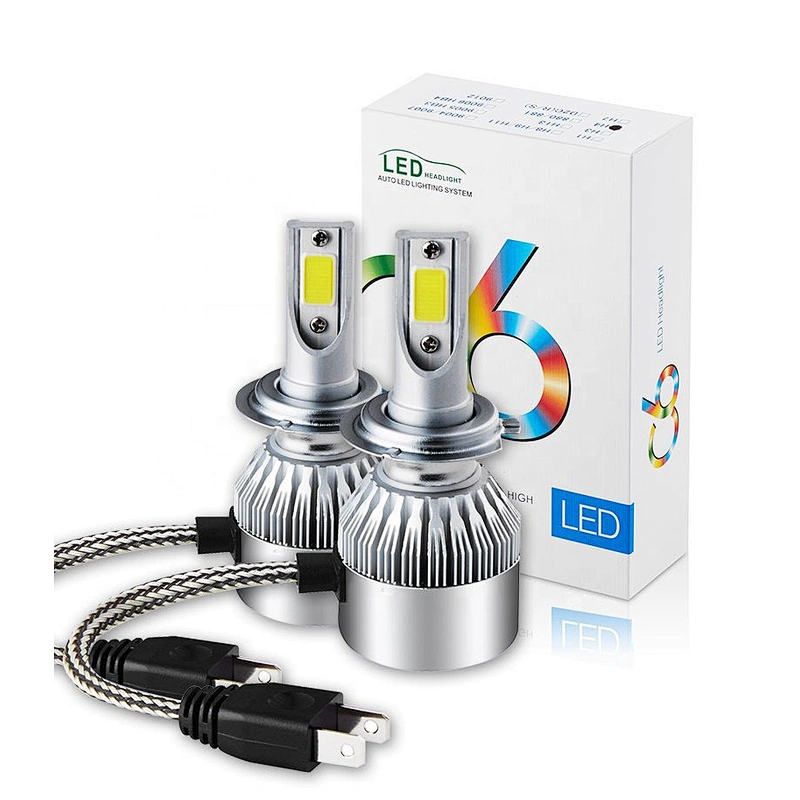 High Low Beam C6  led Auto bulb  H1 H3 H4 H7 H13 9005 9006 LED Headlamp