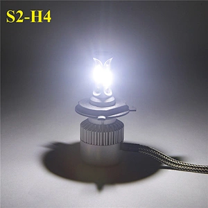 Super Bright Auto lighting system led headlights bulb S2 Auto H1 H3 H7