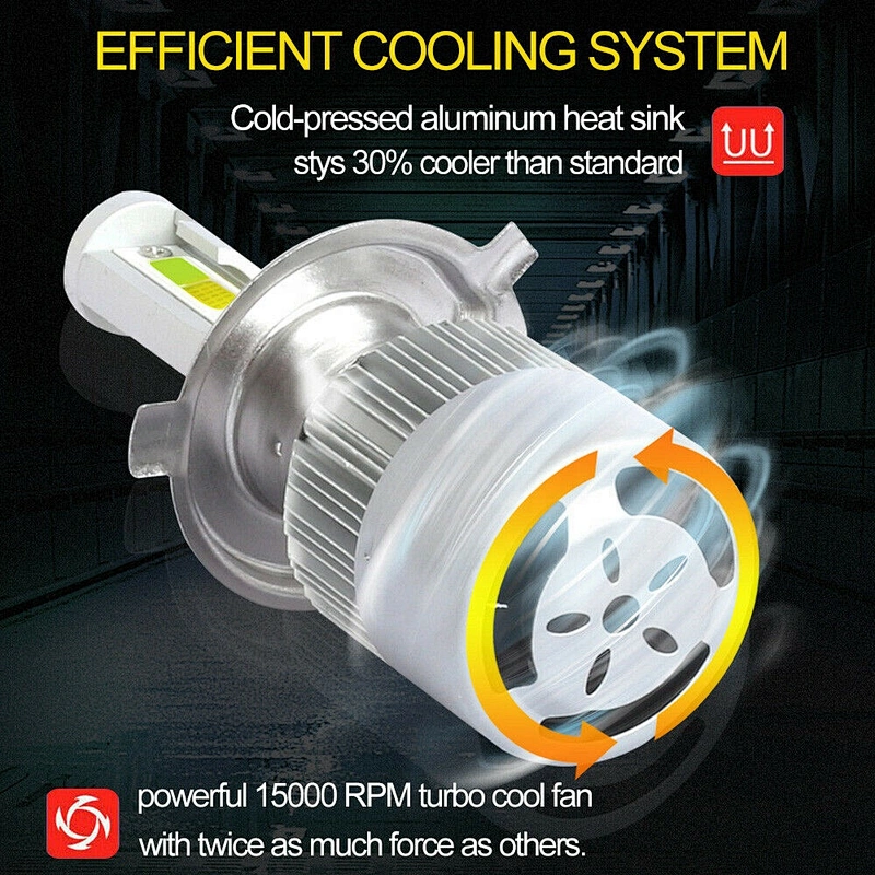 Led headlamp component h11 bulb h3 led headlight