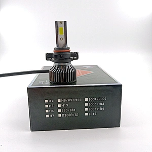Professional factory top quality auto car headlamps led bulb 10-32V COB H4 LED Headlight V6 Auto lighting system H1 H3 H7