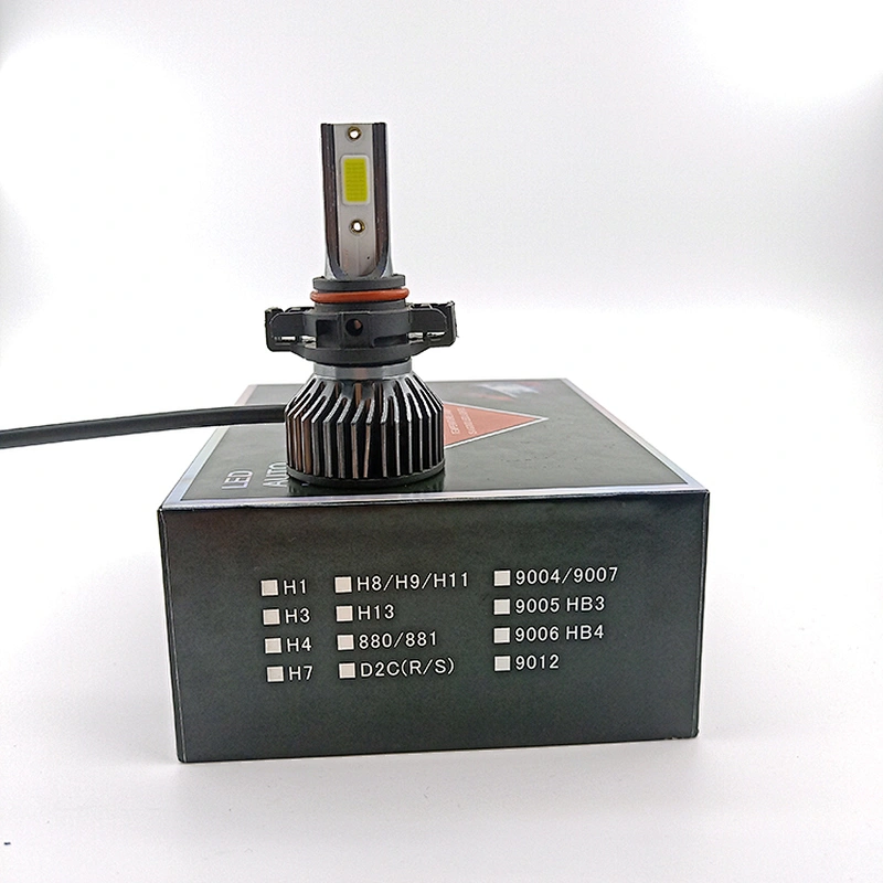 Professional factory top quality auto car headlamps led bulb 10-32V COB H4 LED Headlight V6 Auto lighting system H1 H3 H7