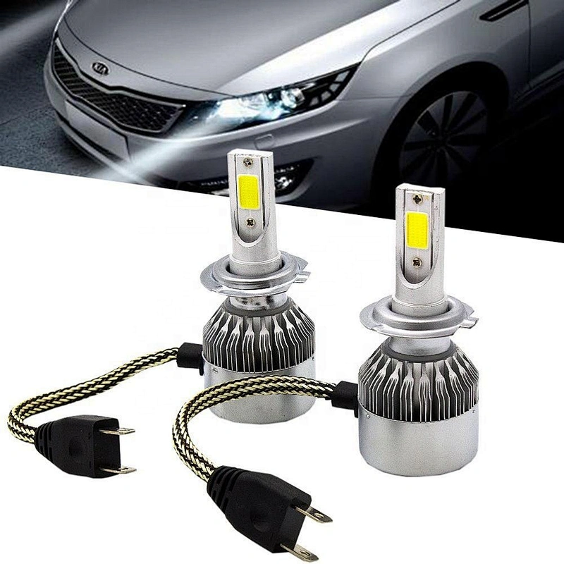 H4 led car headlight H13 9004 9007 C6 cob h4 36W 10000LM led headlight bulbs