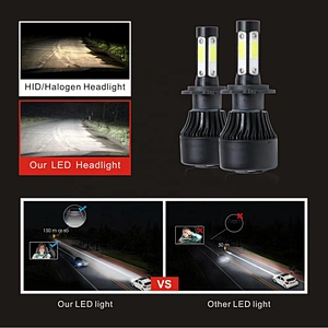 high low beam led headlight auto car lighting system led h7 headlight bulb 9005 9006 h4 led driving work lamp