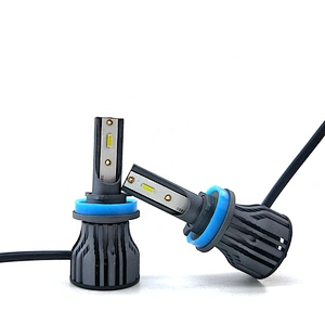 LED auto car headlamp 8000LM COB H4 H7 9004 9006 9007 Car fanless led fog headlights h4 bulb
