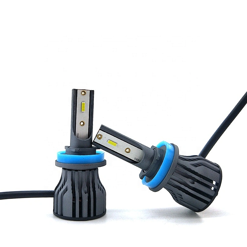LED auto car headlamp 8000LM COB H4 H7 9004 9006 9007 Car fanless led fog headlights h4 bulb