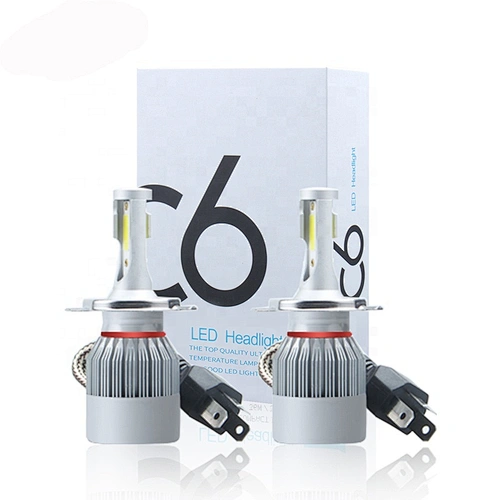 Auto led light c6 h11 h4 h7 headlight 36w c6 led headlight car led lights