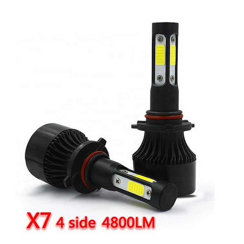 automotive lighting 12v led fog lamp halogen light h13 9005 9006 X7 h1 h11 h7 h4 car light led headlight bulb