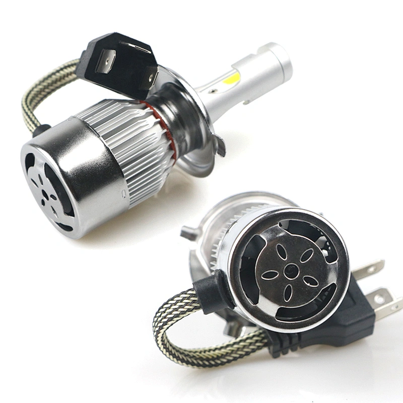 High power C6 h4 led headlight bulb super bright h4 high low beam H11 h7 lamp H13 9005 9006 h1 led h4 headlight