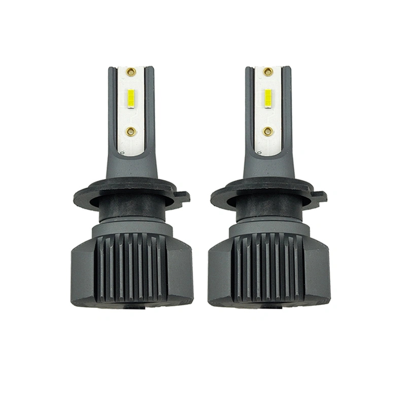 auto led lamps bulbs car headlight manufacture super brightness cheap fanless H7 led headlight lamps bulbs
