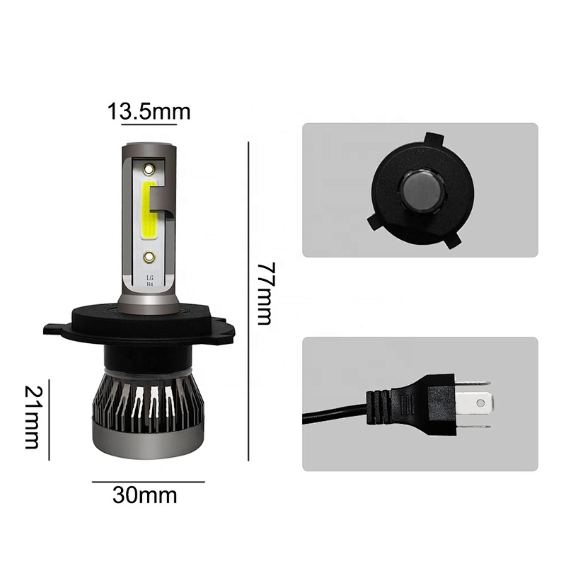 hotsale new led headlight High Brightness Mini H4 H13 9004 9007 Led Headlamp