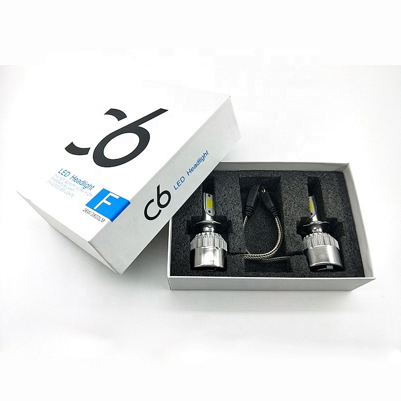 Auto lighting system C6 h7 led 36W 6500K high low fog beam COB motorcycle  led light