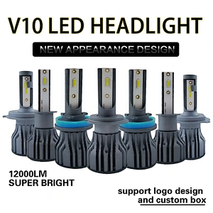 High Power Super Bright low Beam Led Headlight bulbs h4 9003 hb2 48w 12000lm led headlight bulbs
