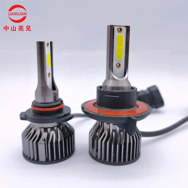 V6 H1 H3 H4 H7 9005 9006 led headlight bulb 72w 6500k car V6 led headlight