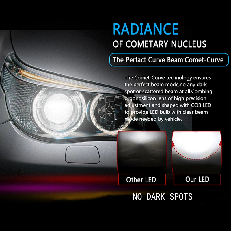 9-30V 72W Waterproof Car 6500K Led Lighting Exterior Light Car Headlamp Bulb