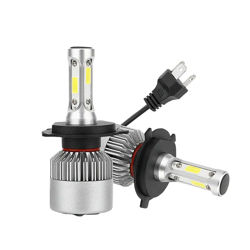 Headlight day time led kit 30v cob h4 h1 led headlamp bulb part led headlight bulbs