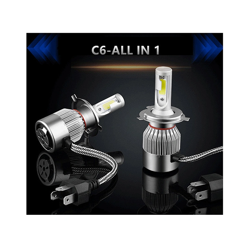 Led Headlight Bulbs h4 hb2 9003 car Lights c6 led headlights 12000lm