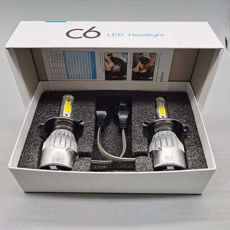 C6 16000lm led bulb h1 H13 H3 H7 H8 H9 H4 h11 c6 led headlight