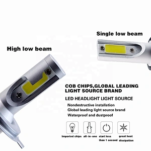 Hotselling All in one C6  led Auto headlight  bulb  H1 H3 H4 H7 H13 9005 9006