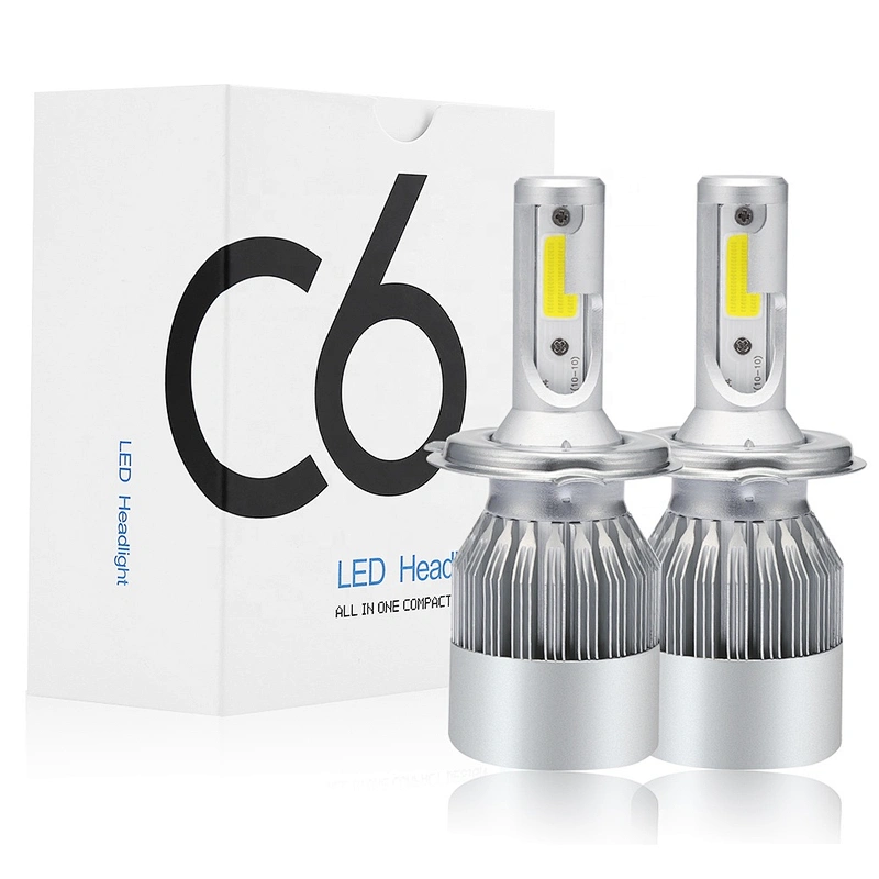 C6 36W 8000lm led bulb H7 9005 9006 car led headlight bulb for light in automobile 9005 h11 9012