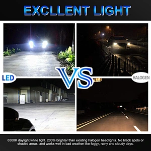 LED Headlights c6 H4 H13 9004 9007 unversal  car led 9005 cob LED Headlight Bulbs