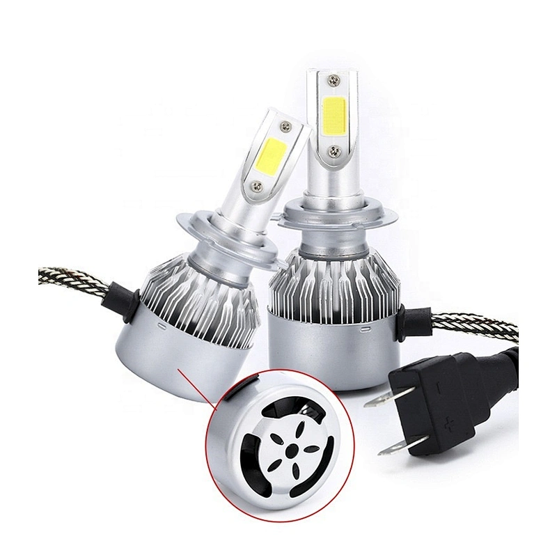 C6 led light car h4 36W 16000lm led H1 H3 h11 led headlight bulbs