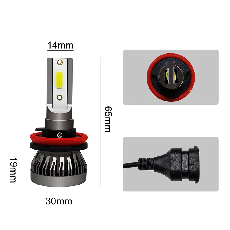 Best led car headlight bulbs M1 8000lm 28w 880 bulb car headlight bulb led h4 auto led light