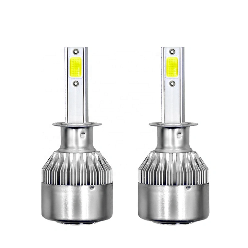 High Quality C6 H1 Car LED Headlight 6500k 6000lm 36w h7 led light in Auto lighting System