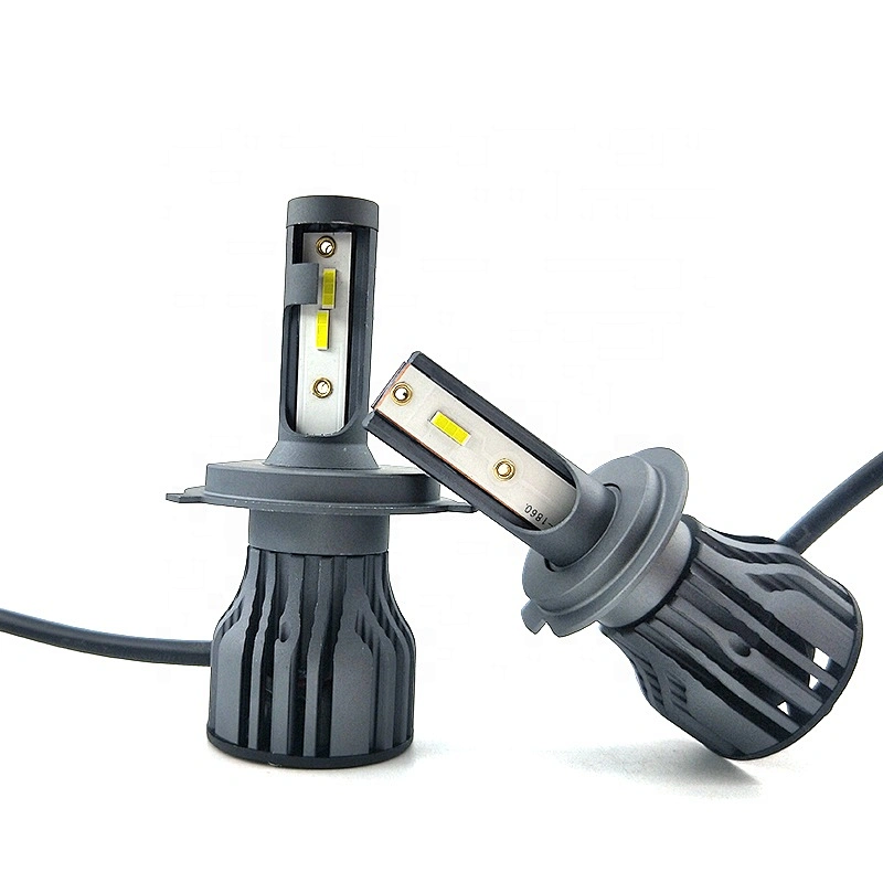 new auto car led headlight hi low beam 9005 9006 h8 h3 h7 30w led headlight bulbs h4