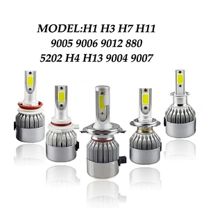 Factory direct sales LED Lights Wholesale H1 H3 Headlamp Waterproof Lamp H11 9005 9006 H7 C6 H4 Car Led Headlight