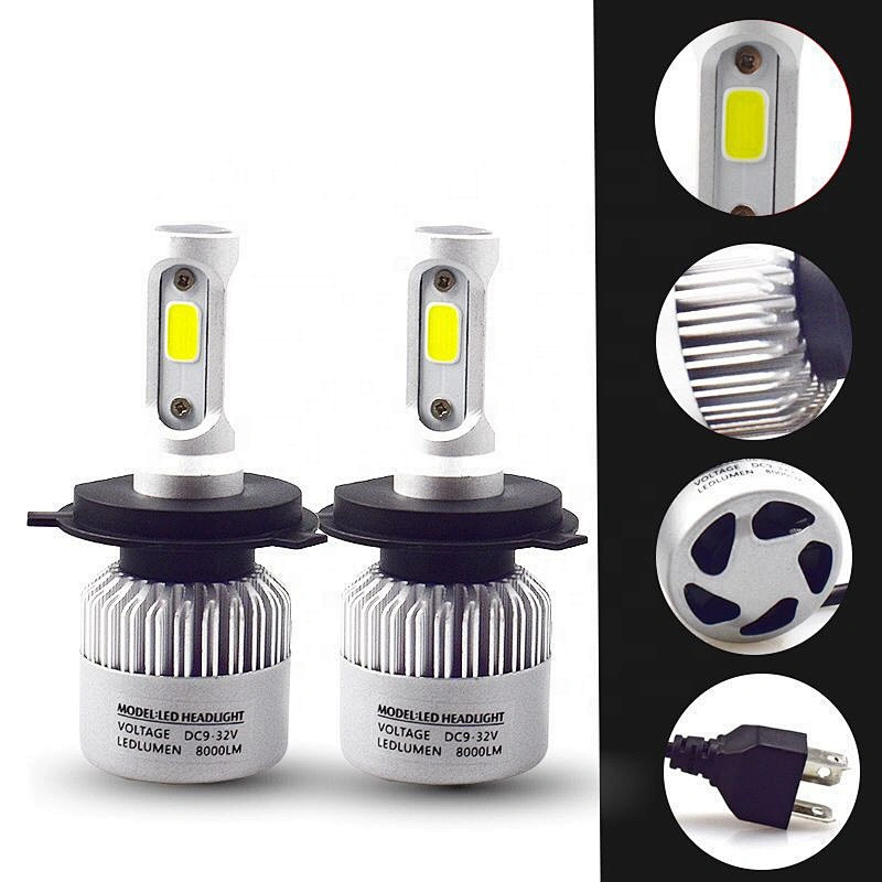 Auto lighting system S2 cob car cheap cars for sale 9005 9006 h4 h7 h11 10000lm round led car lights