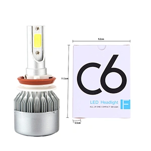 High power 10000lm led car head lights C6 9006 9005 H1 H3 H7 H11 880 9-30V bulbs brightest car lights for all cars