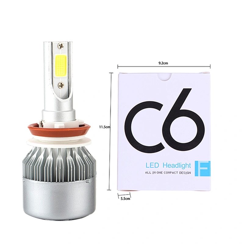 High power 10000lm led car head lights C6 9006 9005 H1 H3 H7 H11 880 9-30V bulbs brightest car lights for all cars