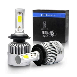 Car accessories Led H7 Headlight H4 S2 COB 9005 9006 9012 H11 H7  Car H4 Led Headlights for all auto