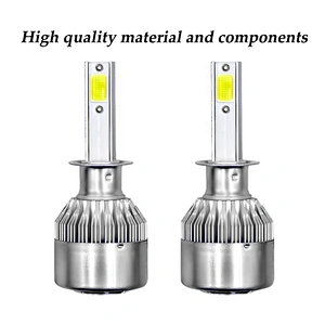 LED Lights Wholesale auto headlamps led for car Waterproof Lamp H1 H3 H11 9005 9006 H7 C6 H4 Car Led Headlight