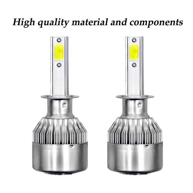 LED Lights Wholesale auto headlamps led for car Waterproof Lamp H1 H3 H11 9005 9006 H7 C6 H4 Car Led Headlight
