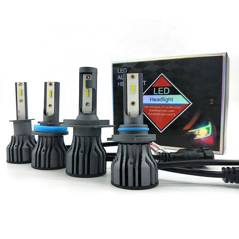 all in one high low beam led kit h4 led head lamp h7 9005 led light bulbs h4 car led headlight