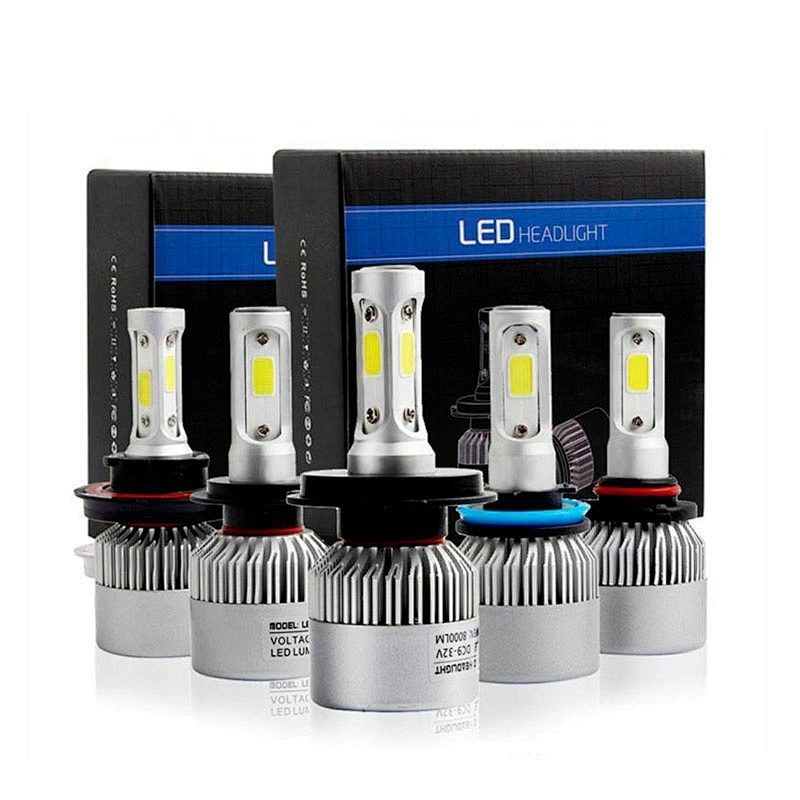 All in one CE ROHS best h4 led headlight bulb S2 headlamp auto 10000LM Car H7 lumina headlight