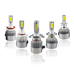 H4 led headlight bulbs  9004 9007 H13 COB Auto DRL fog lamps C6 LED headlights