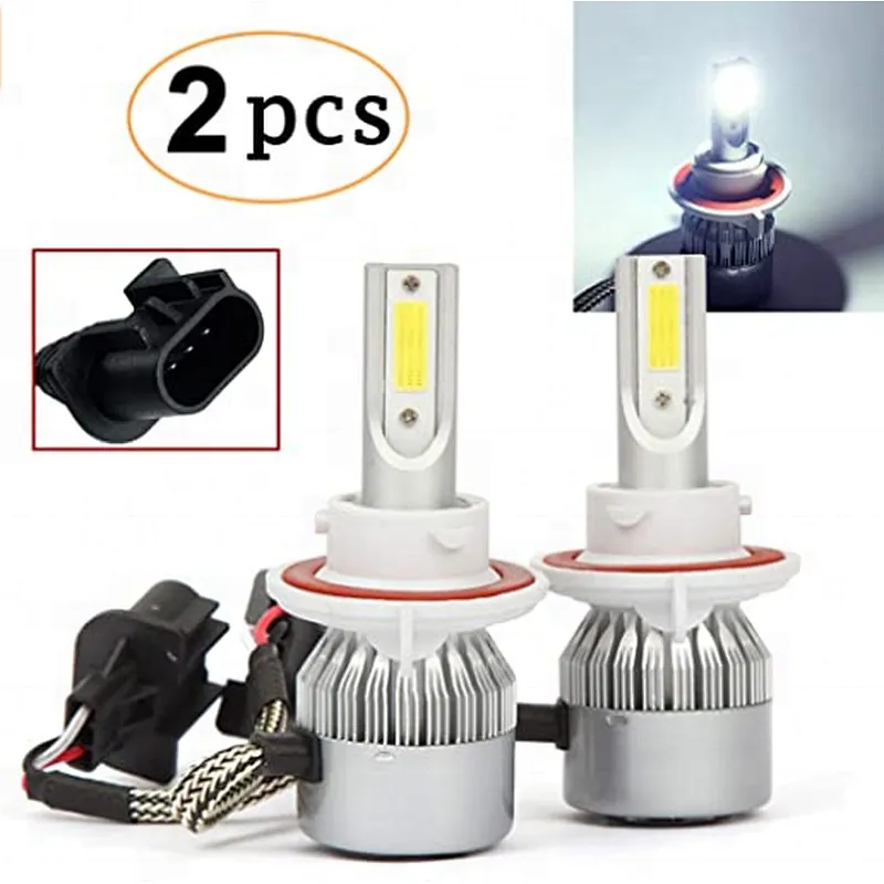 Auto+lighting+system faros C6 led car led headlight 8000lm h3 h4 h7 h11 led car led headlight