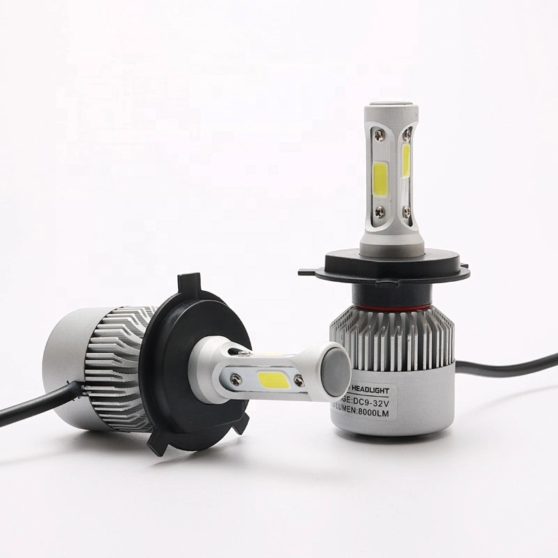ADT 72W 8000LM S2 H4 COB CSP LED Headlight 6500k Car LED Headlights Bulb Head Lamp Fog Light 12V