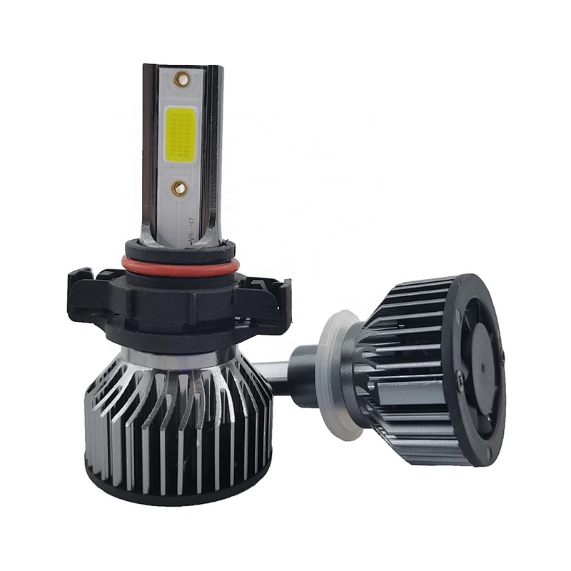 Super bright h9 led bulbs V6 h7 led car bulb h3 48w led car headlight