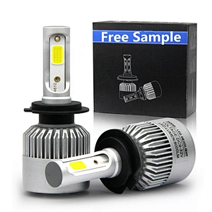 s2 led bulb h4 H7 9005 9006 car led headlight Automobile high low beam Lamp 6500K Car led kit