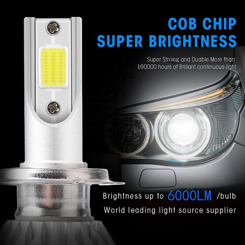 Super Bright C6 h4 10000LM 48w H1 H3 H7 H11 Headlight Bulb H4 Auto Electrical System Led Headlight