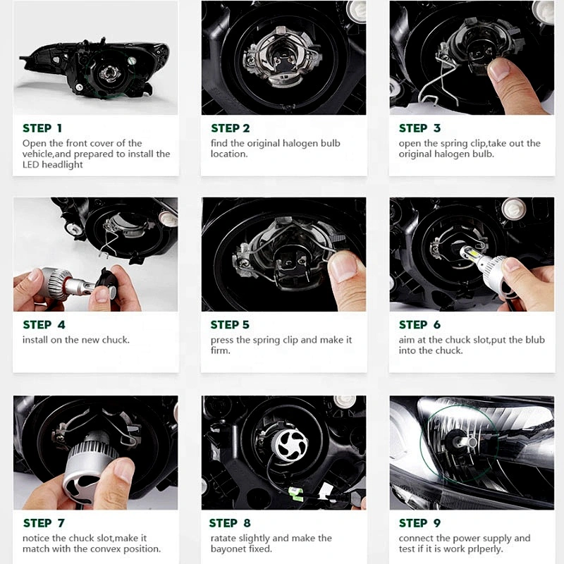 2020 new arrival led headlight h11 H1 H3 H7 super bright bulb car headlight led for car
