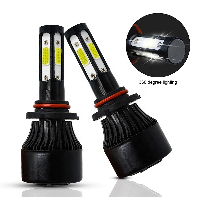 4-side 360 led headlight bulb kit X7 h1 h3 h7 h8 h9 h11 9005 9006 led lamp h7