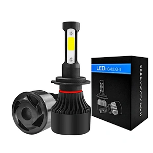 Led lamp h7 car led headlight COB chips truck lights H1 H4 H7 H11 car components 4side h4 led headlight