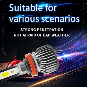 Car Auto Lighting System 46W led headlight bulb H13  h4 9004 9007 V6 Led Headlights
